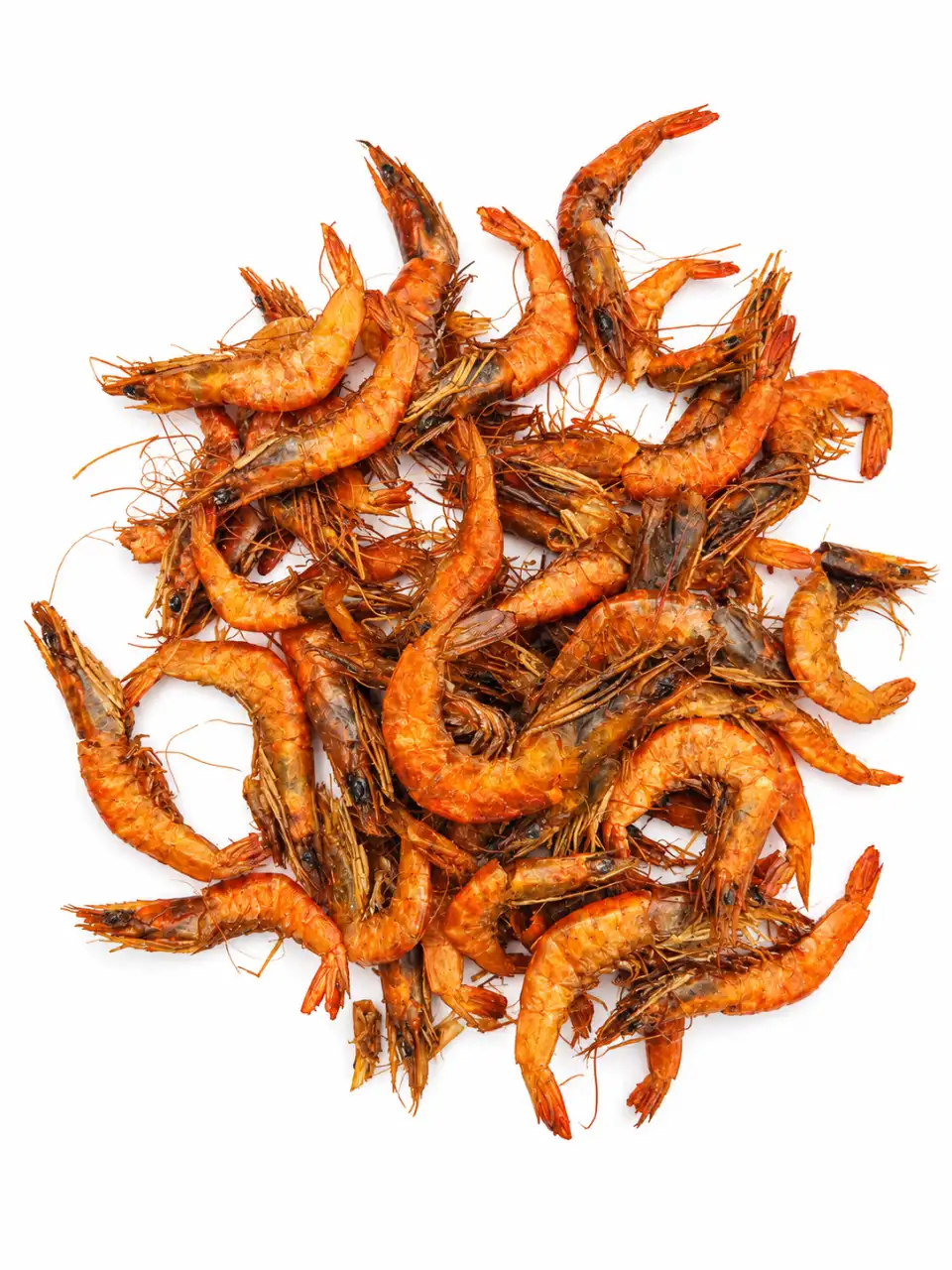 আগুনে পোড়ানো লাল চিংড়ি শুটকি Fire Roasted Red Shrimp Shutki